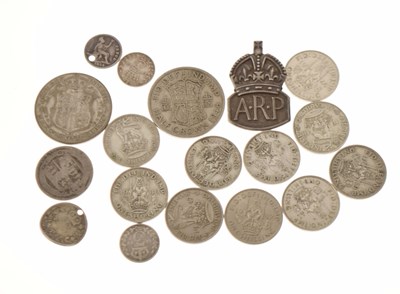 Lot 153 - Quantity of pre 1947 GB silver coinage