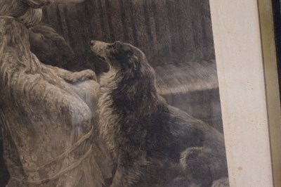 Lot After Herbert Thomas Dicksee, (1862-1942) - Etching - 'Should Auld Acquaintance Be Forgot'