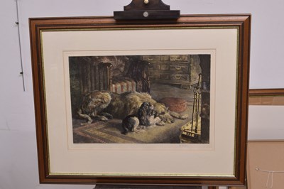 Lot After Herbert Thomas Dicksee, (1862-1942) - Etching - 'Fire Worshippers'
