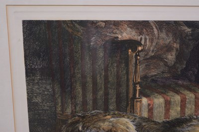 Lot After Herbert Thomas Dicksee, (1862-1942) - Etching - 'Fire Worshippers'