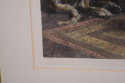 Lot After Herbert Thomas Dicksee, (1862-1942) - Etching - 'Fire Worshippers'