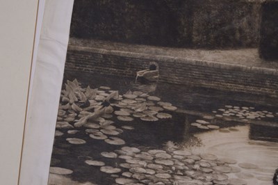 Lot After Herbert Thomas Dicksee, (1862-1942) - Etching - 'The Wishing Pool'