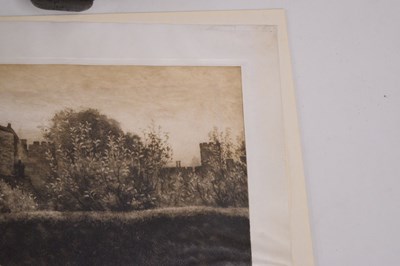 Lot After Herbert Thomas Dicksee, (1862-1942) - Etching - 'The Wishing Pool'