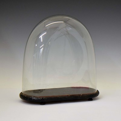 Lot 196 - 19th century glass clock dome