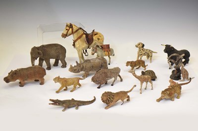Lot 323 - Collection of early 20th century composition animals