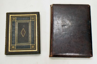 Lot 182 - Two late 19th century scrapbooks