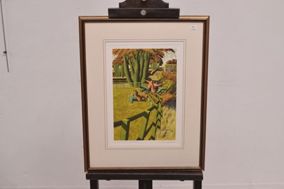 Lot Simon Palmer (British, b.1956) - Watercolour - 'Trying to Sit on the Fence'