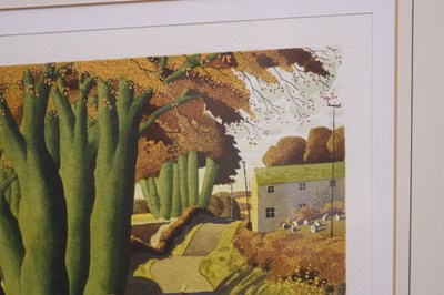 Lot Simon Palmer (British, b.1956) - Watercolour - 'Trying to Sit on the Fence'