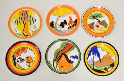 Lot 369 - Clarice Cliff limited edition - Six Wedgwood / Bradford Exchange plates