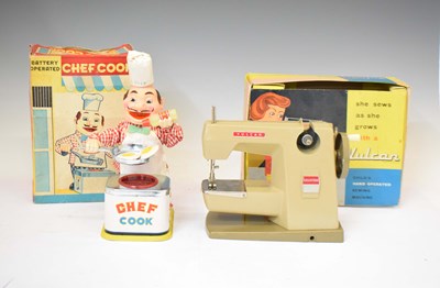 Lot 299 - Yonezawa battery operated Chef Cook, and a Vulcan Countess sewing machine