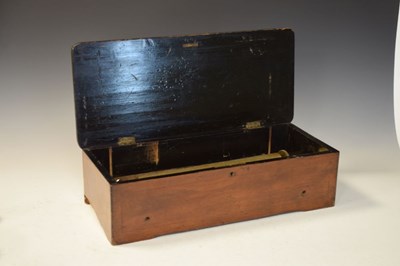Lot 246 - Inlaid music box.