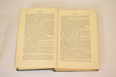 Lot Joseph Conrad, 'Chance', the spurious first edition