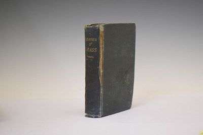 Lot Walt Whitman - Leaves of Grass, 1872