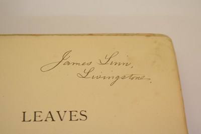 Lot Walt Whitman - Leaves of Grass, 1872