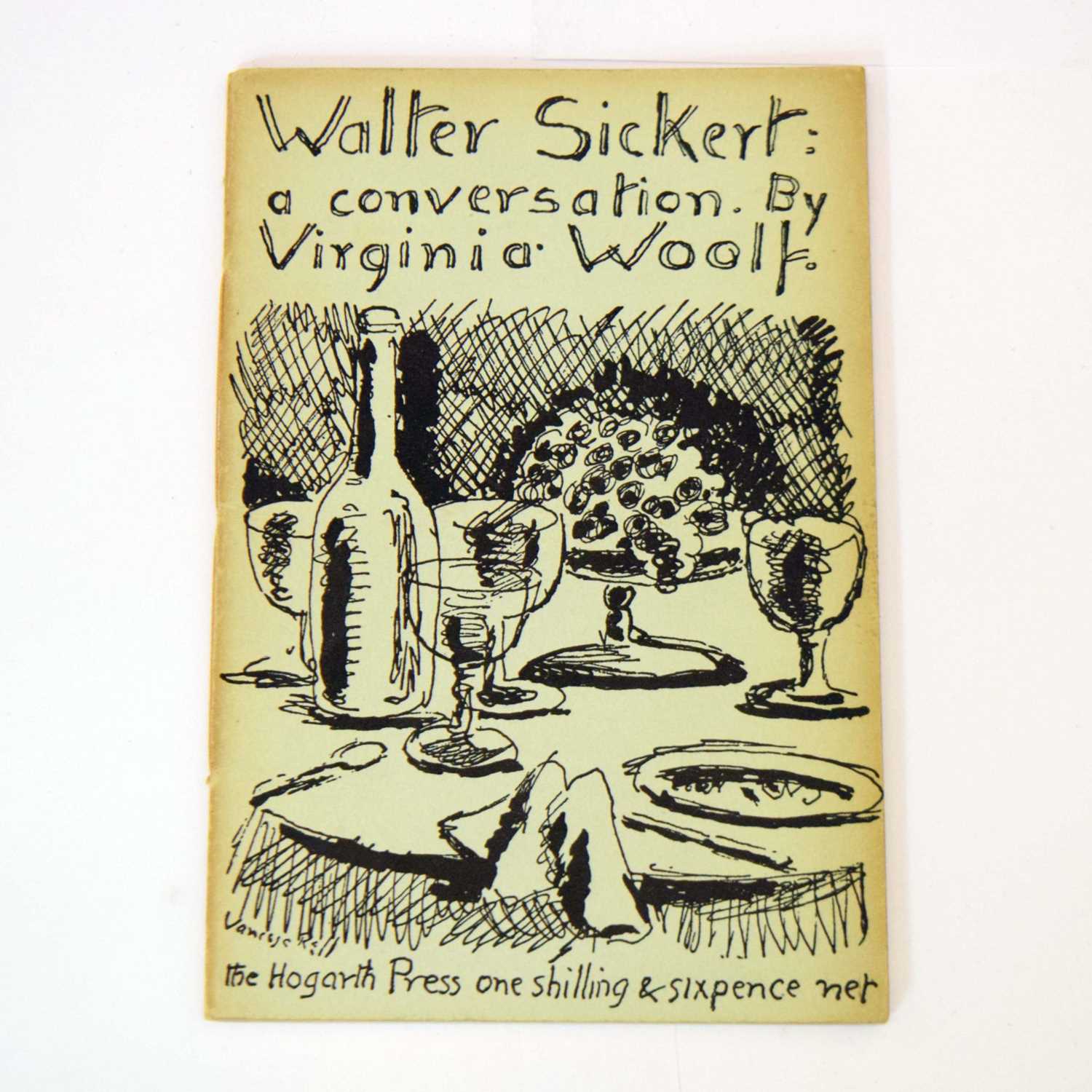 Lot Virginia Woolf, 'Walter Sickert', first edition 1934