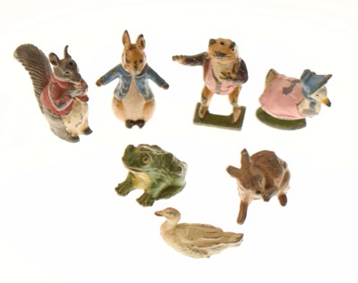 Lot 306 - Collection of Beatrice Potter and other lead figures