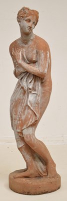 Lot 601 - After Antonio Canova - A 20th century terracotta figure of the Venus Italica