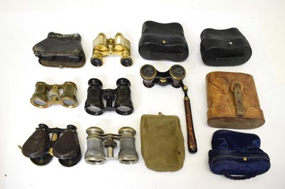Lot 280 - Collection of seven opera or field glasses
