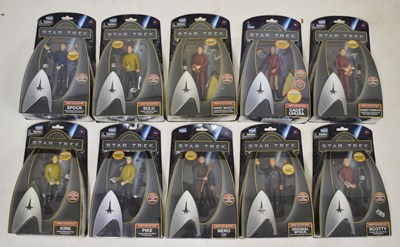 Lot 262 - Set of ten Warp Collection Star Trek the movie figures
