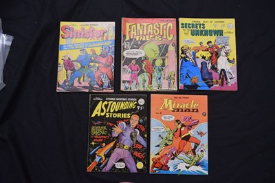 Lot Collection of mainly 1960s comics with issues featuring characters from Marvel, etc