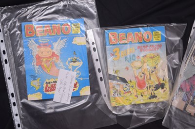 Lot Collection of mainly 1960s comics with issues featuring characters from Marvel, etc