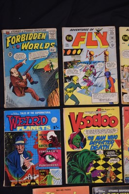 Lot Collection of mainly 1960s comics with issues featuring characters from Marvel, etc