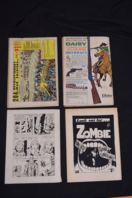 Lot Collection of mainly 1960s comics with issues featuring characters from Marvel, etc