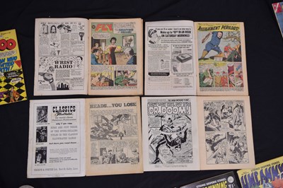 Lot Collection of mainly 1960s comics with issues featuring characters from Marvel, etc