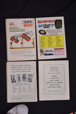 Lot Collection of mainly 1960s comics with issues featuring characters from Marvel, etc