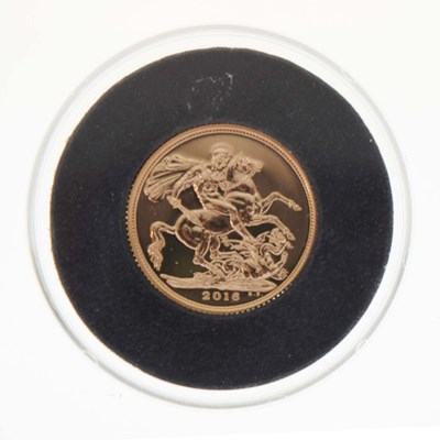 Lot 127 - Elizabeth II gold sovereign, 2016