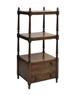 Lot 565 - 19th century mahogany whatnot