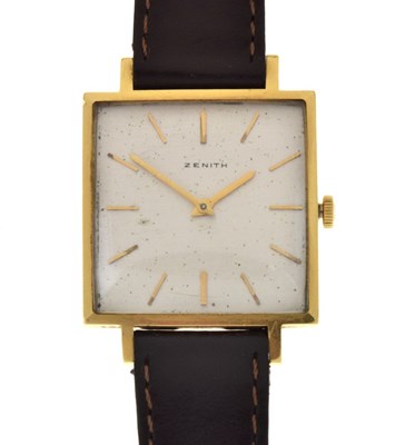 Lot 141 - Gentleman’s Zenith 18ct gold wristwatch, Ref. GH 7162, circa 1965