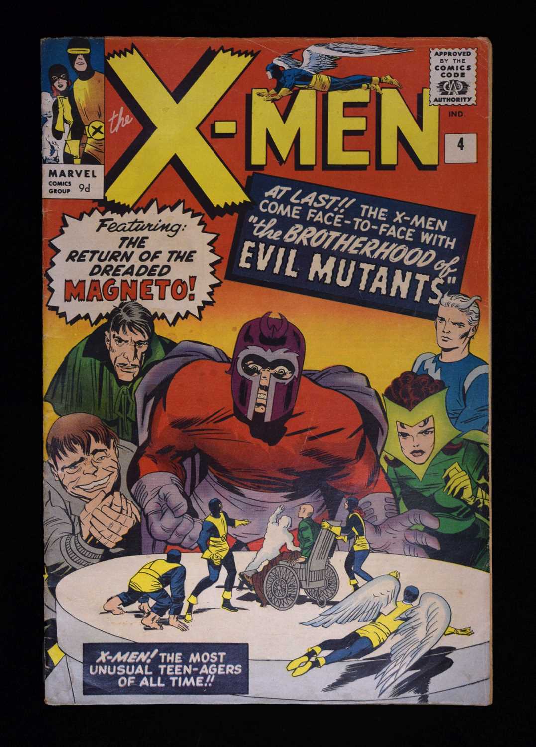 Lot The X-Men, Issue No. 4 (Marvel Comics, March 1964)