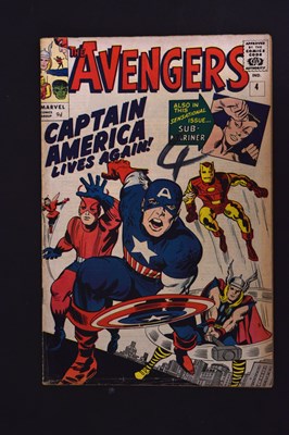 Lot The Avengers, Issue No. 4 (Marvel Comics, March 1964)