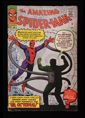 Lot The Amazing Spider-Man, Issue No. 3 (Marvel Comics, June 1963)