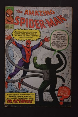Lot The Amazing Spider-Man, Issue No. 3 (Marvel Comics, June 1963)