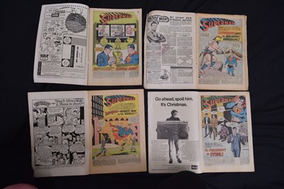 Lot Collection of twenty-three 1960s DC Superman comics