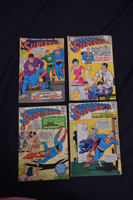 Lot Collection of twenty-three 1960s DC Superman comics