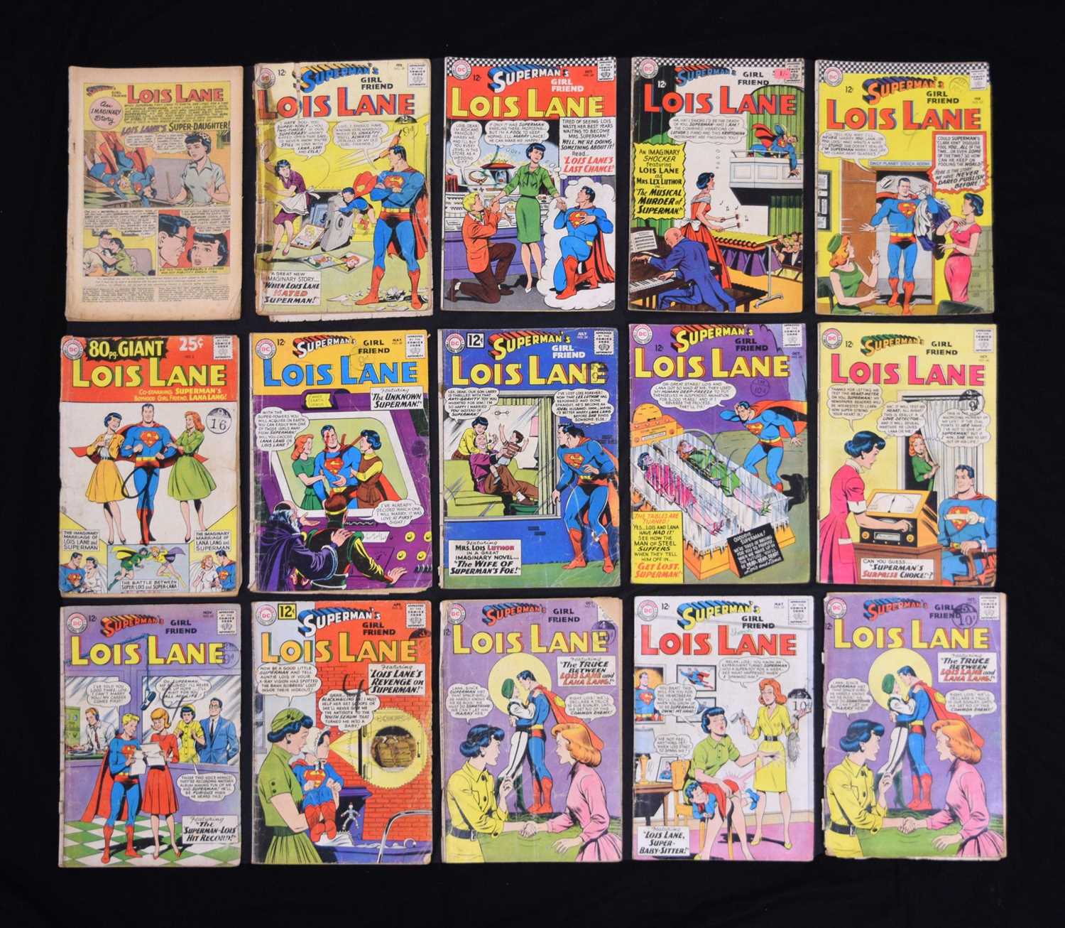 Lot Collection of 1960s DC Superman's Girlfriend Lois Lane comics