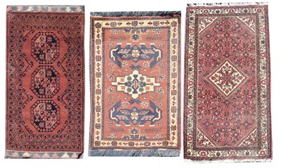 Lot 518 - Three wool rugs retailed by Grutman