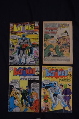 Lot Collection of twenty-three 1960s DC comics featuring Batman