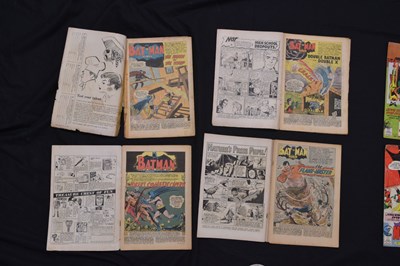 Lot Collection of twenty-three 1960s DC comics featuring Batman