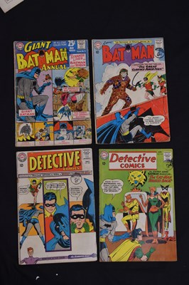 Lot Collection of twenty-three 1960s DC comics featuring Batman