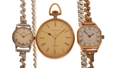 Lot 105 - Group of lady's watches, Omega etc
