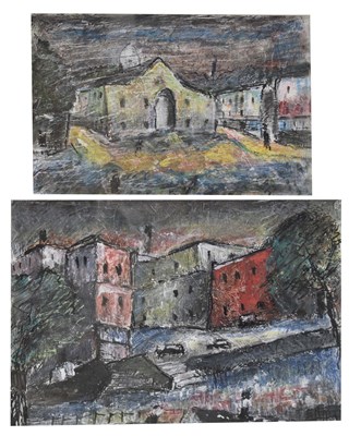 Lot 435 - Barrington Tabb (British, 1934-2022) - Two mixed media studies