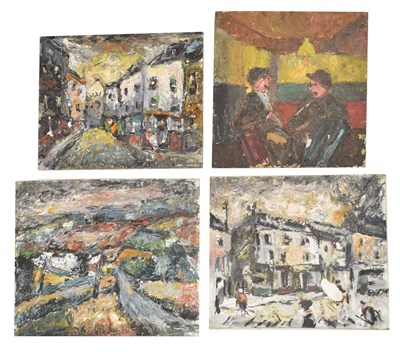 Lot 443 - Barrington Tabb (British, 1934-2022) - Four oils on board