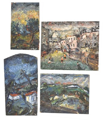 Lot 447 - Barrington Tabb (British, 1934-2022) - Four oils on board