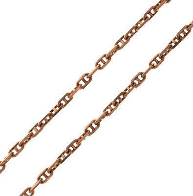 Lot 86 - 9ct gold fancy link chain