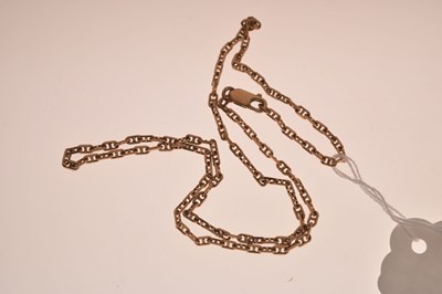 Lot 86 - 9ct gold fancy link chain