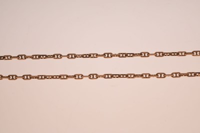 Lot 86 - 9ct gold fancy link chain